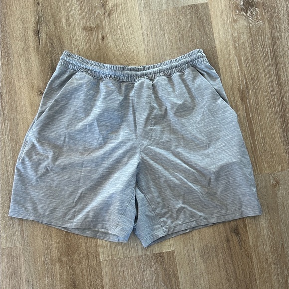 lululemon athletica Light Gray Athletic Shorts - Picture 1 of 3